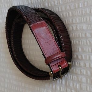 💚Men's Tommy Bahama Genuine Woven Leather Belt